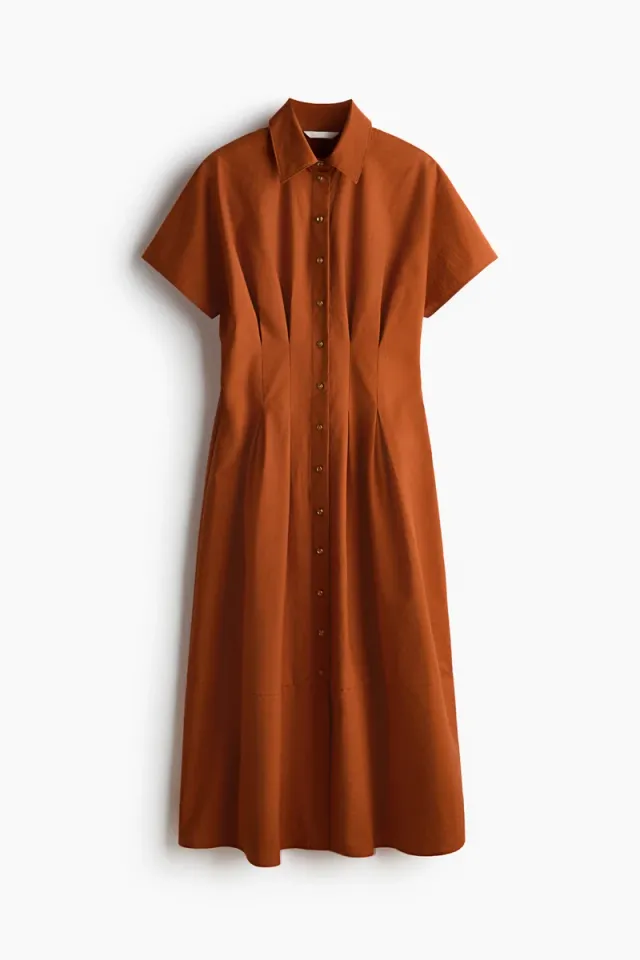 Waisted shirt dress – image 4