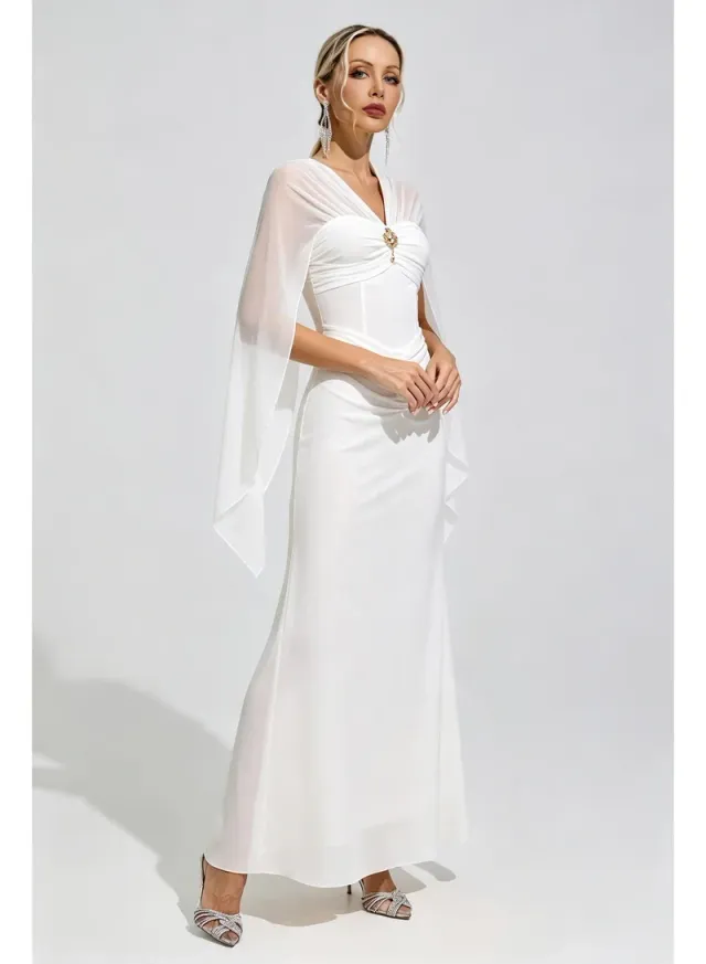 Juanita Cape Maxi Dress