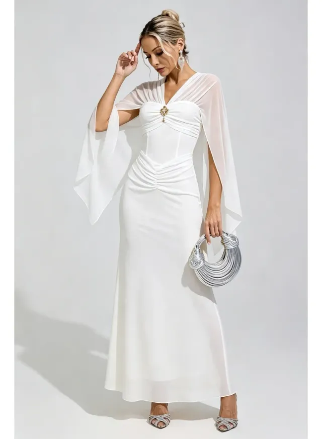 Juanita Cape Maxi Dress – image 2