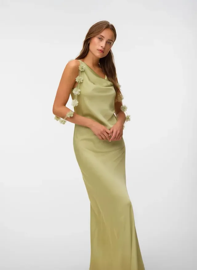 Women's VMANALEIA Sleeveless Detail Maxi Dress – صورة 3