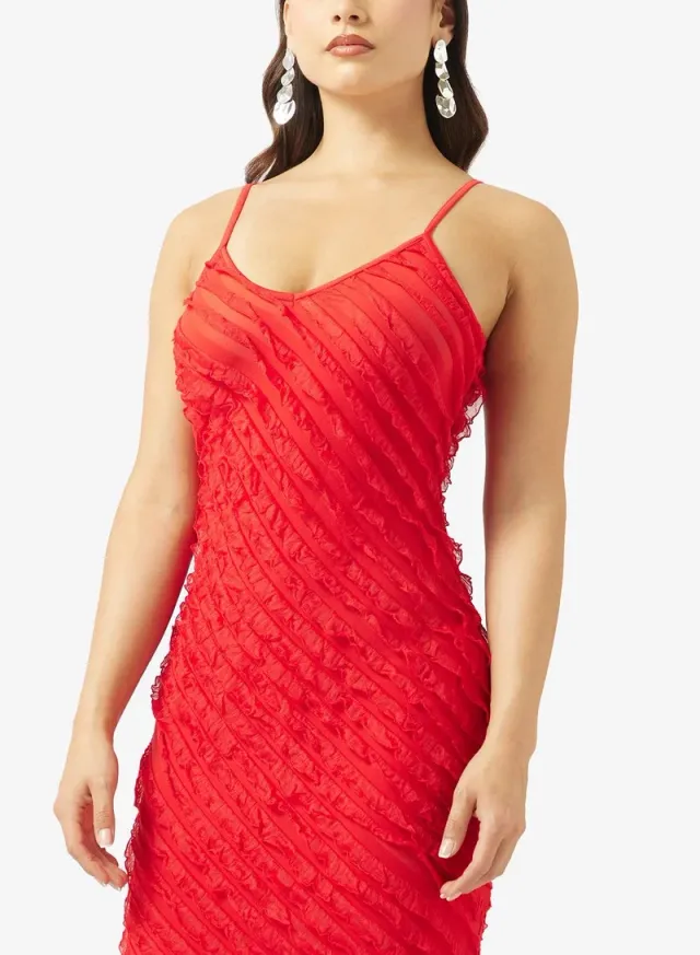 Strappy Baby Frill Slip Dress – image 4