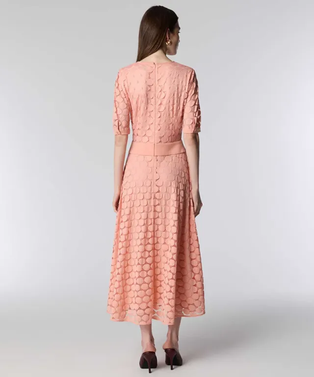 Circular-Motif Midi Dress – صورة 4