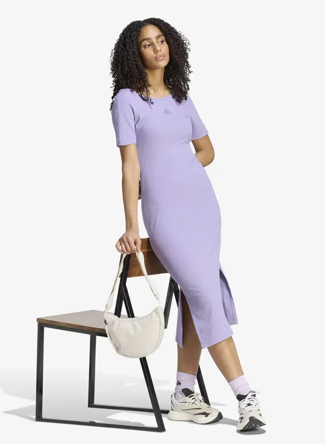 Small Logo Ribbed Dress – image 5