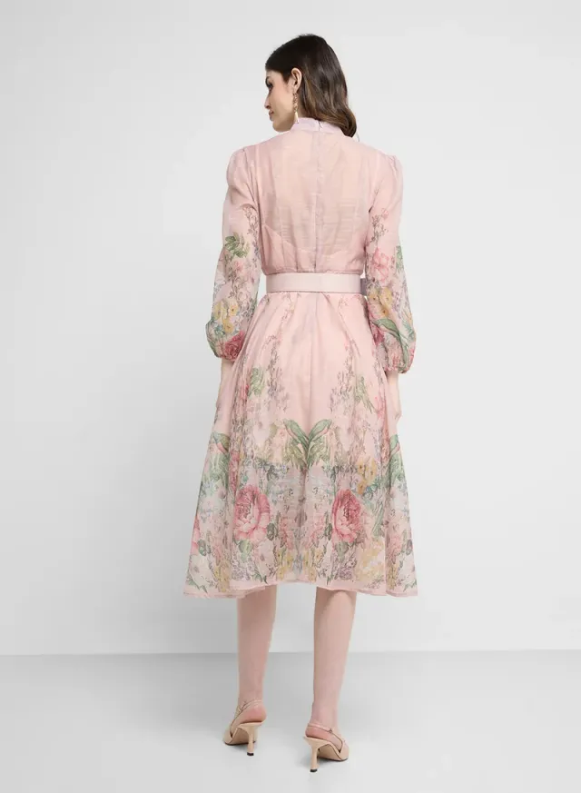 Floral Chiffon Dress – image 2