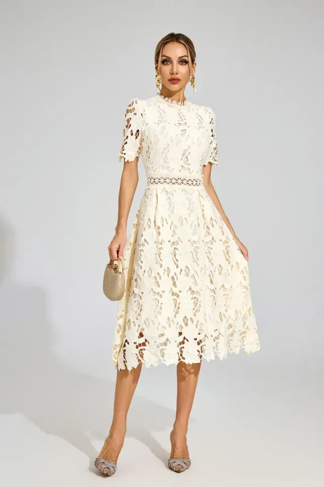 Jonson Lace Cut Out Midi Dress – image 2