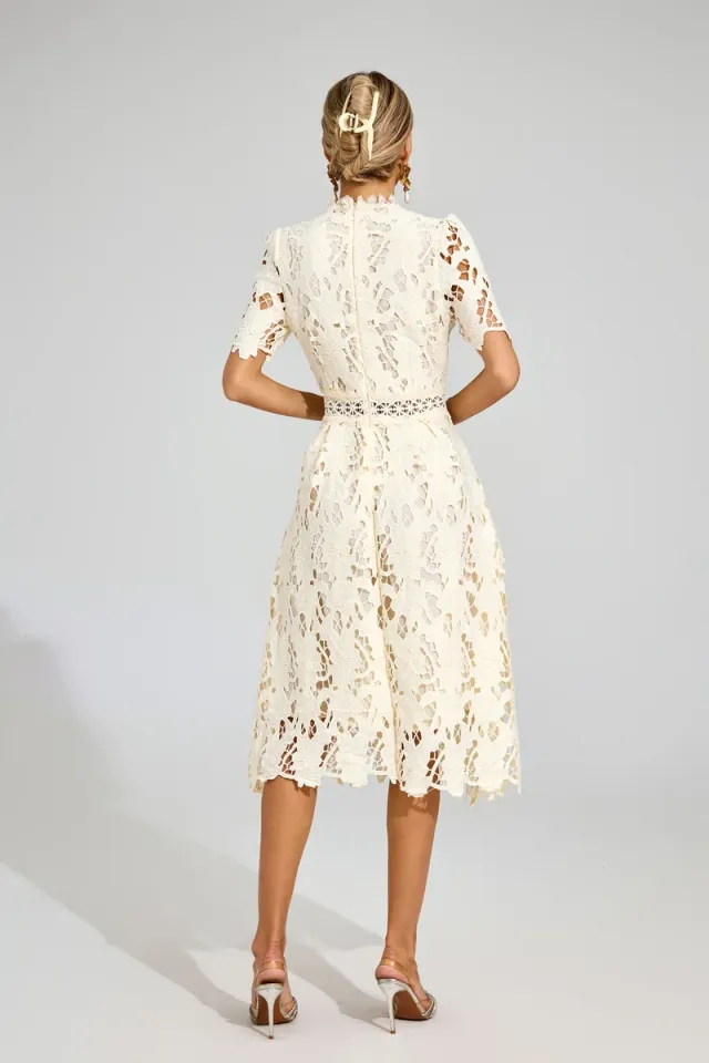 Jonson Lace Cut Out Midi Dress – image 7