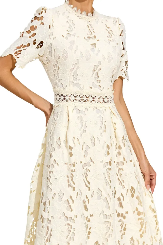 Jonson Lace Cut Out Midi Dress – image 8