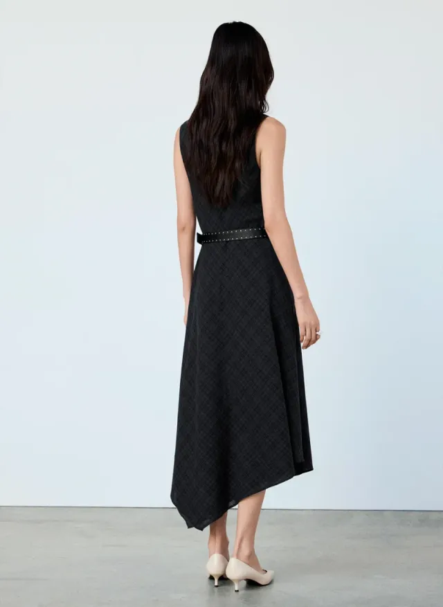 Check Belt Dress – صورة 2