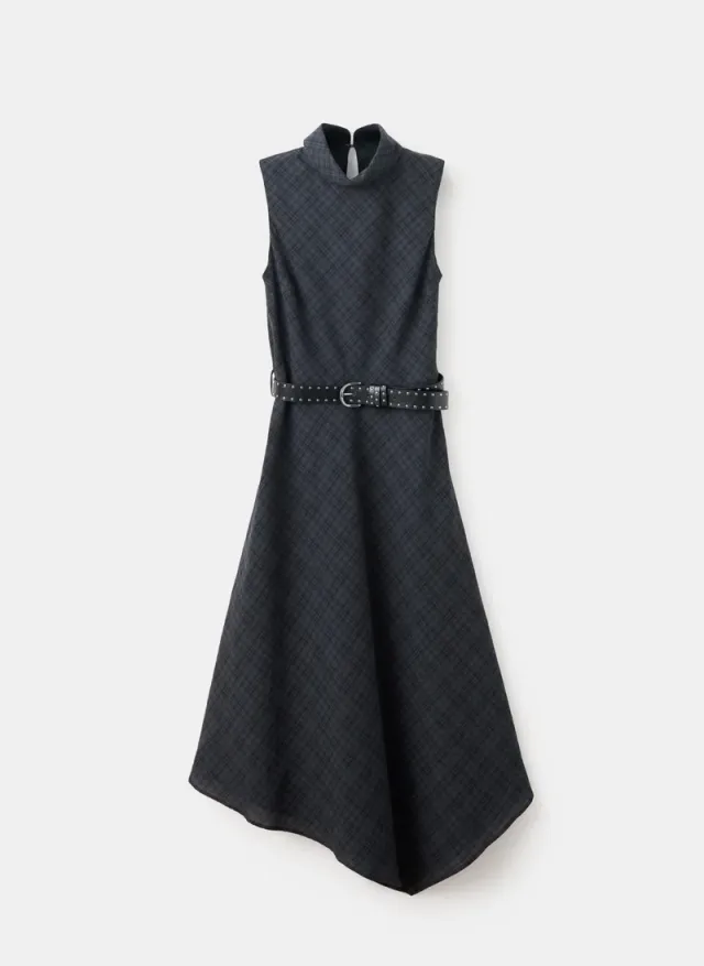 Check Belt Dress – صورة 6