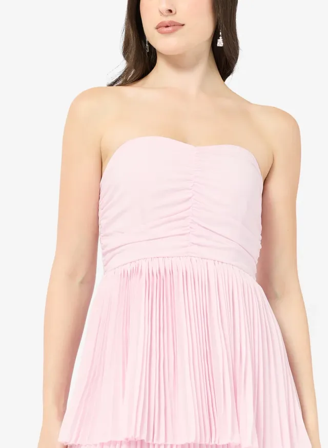 Layered Bandeau Dress – image 3