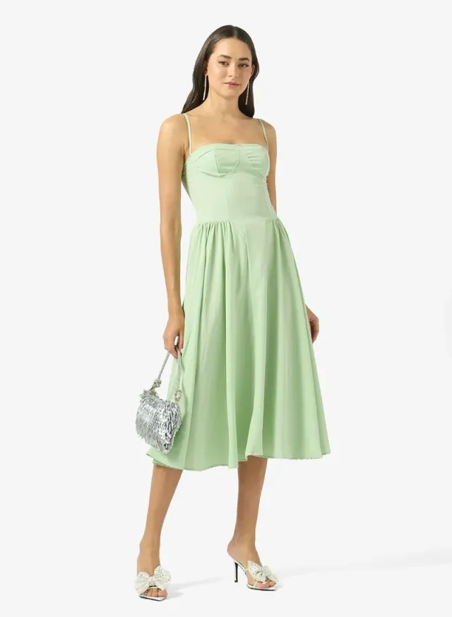 Sweetheart Neck Corset Bodice Princess Cut Dress – image 5