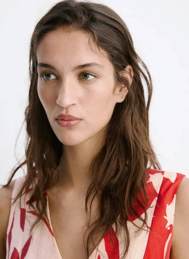 Floral Print Cut-Out Dress – صورة 3