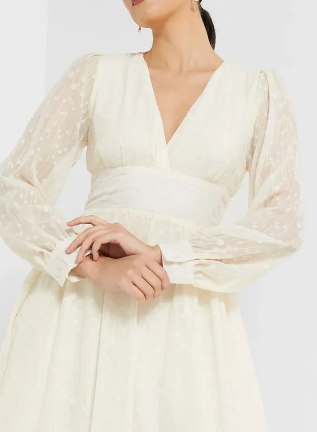 Flowy Chiffon Dress – image 3