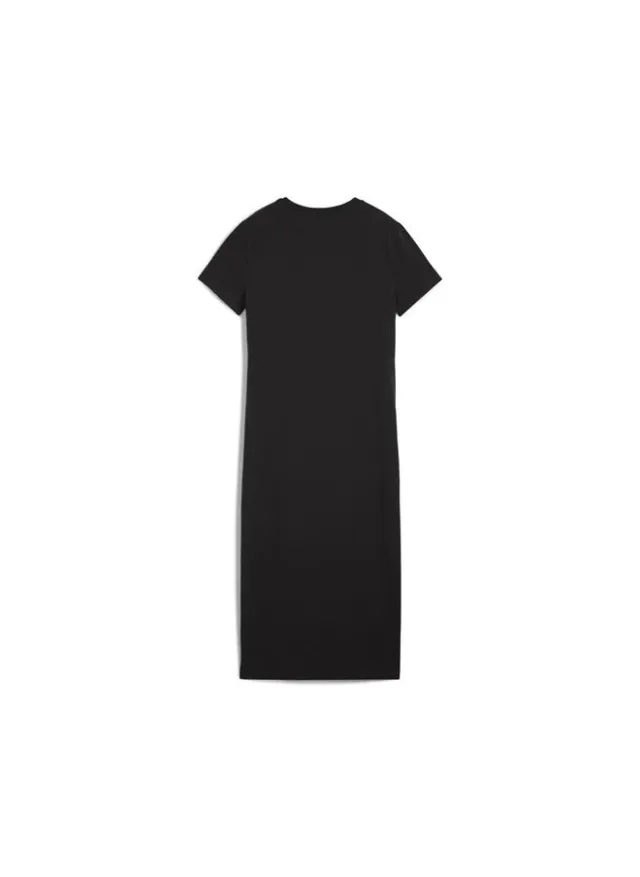 فستان متوسط الطول بفتحات للنساء من تشكيلة WARDROBE ESS – صورة 5
