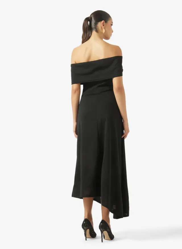 One Shoulder Dress With Asymmetric Hem – image 2