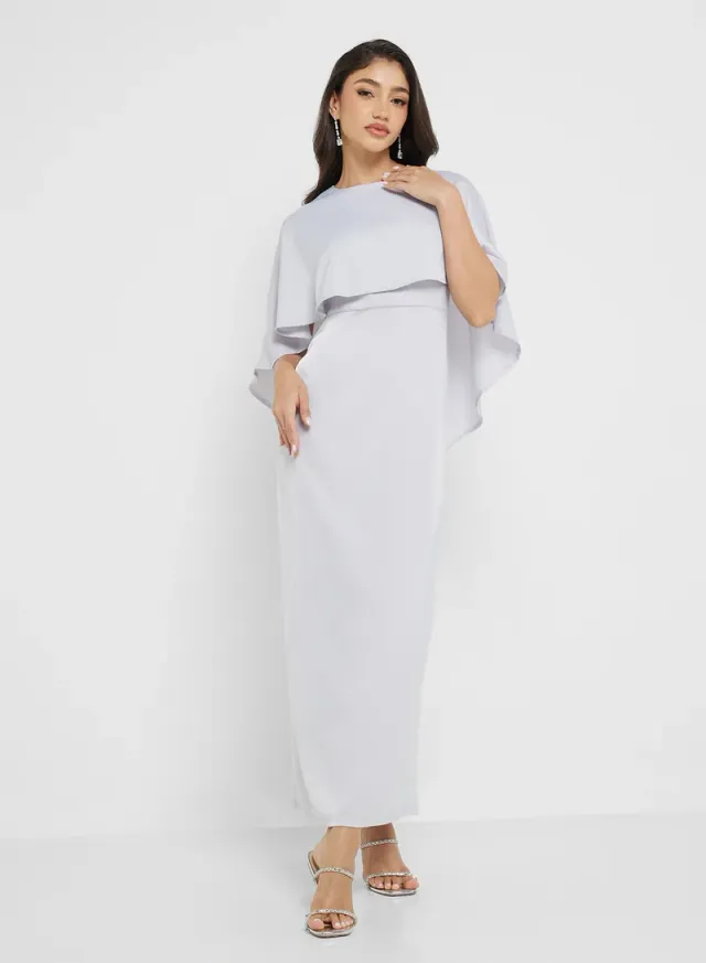 Cape Overlay Dress – image 4