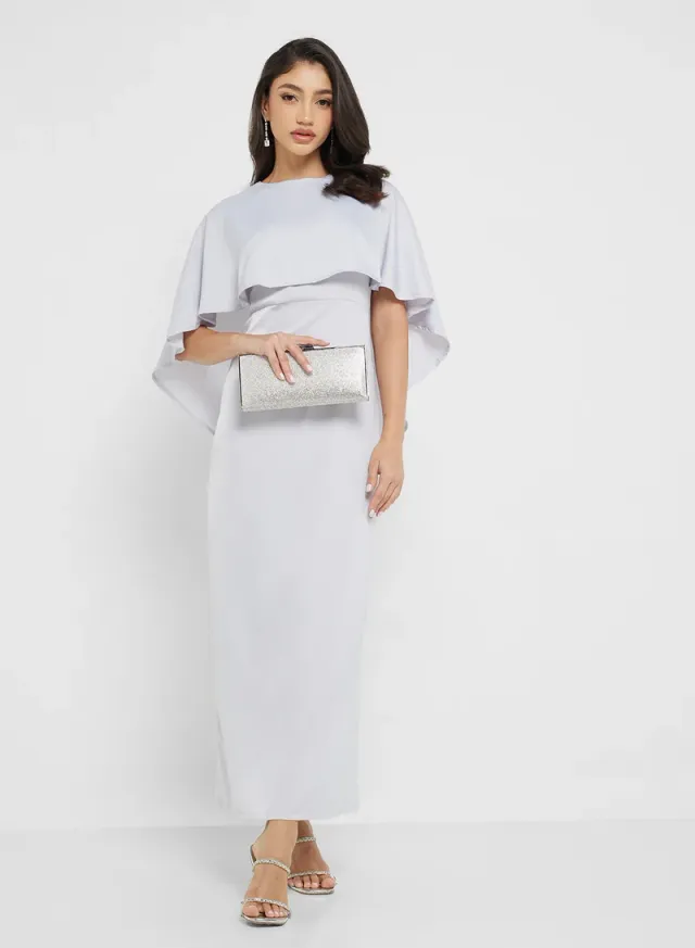 Cape Overlay Dress