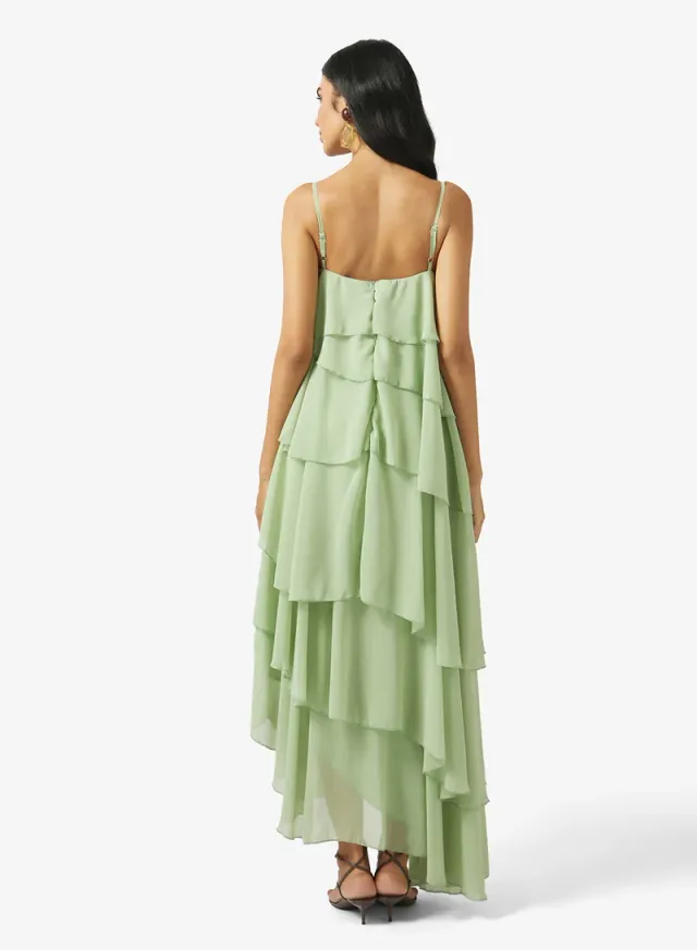 Bandeau Dress With Ruffles – image 2