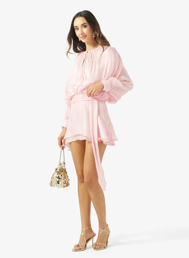Gather Detail Dropwaist Dress – image 4