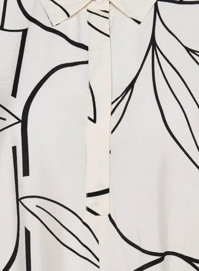 Iconic Printed A line Women Dress with Concealed Placket – image 2