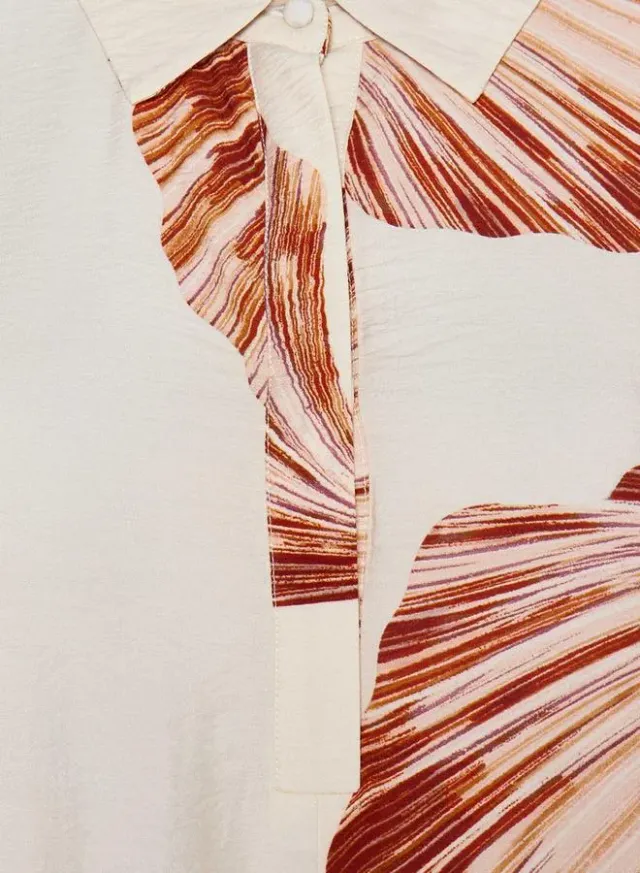 Iconic Printed A line Women Dress with Concealed Placket – image 2