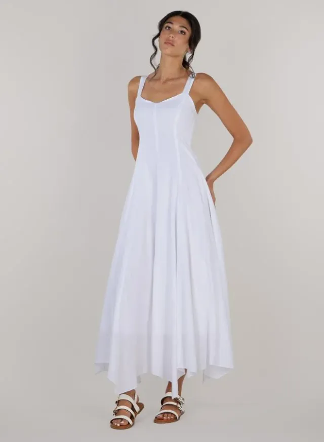 Eva Fit & Flare Long Dress