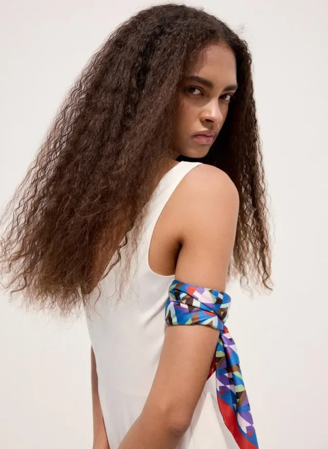 Boat-Neck Ruched Dress – image 3