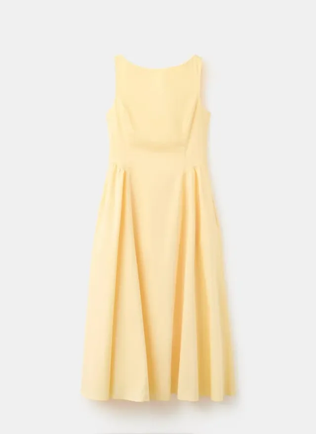 Boat-Neck Ruched Dress – image 6