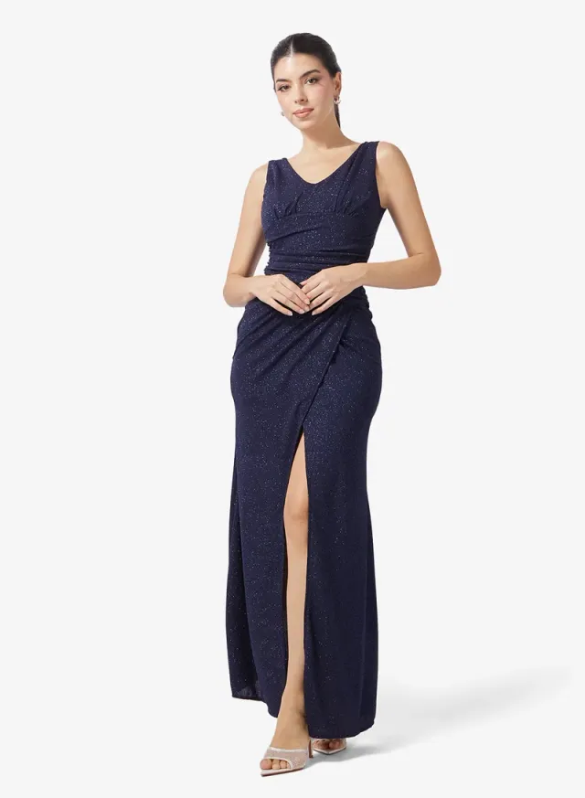 Shimmer Dress With Silt