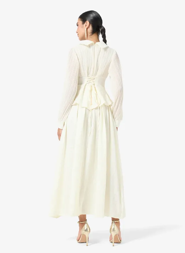Dress With Mock Peplum – image 2
