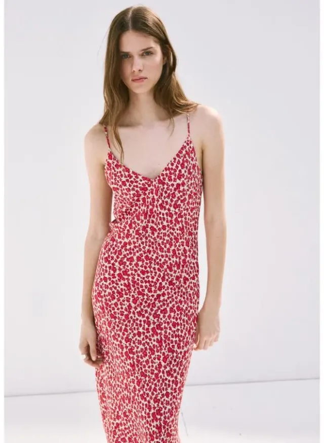 V-Neck Print Dress