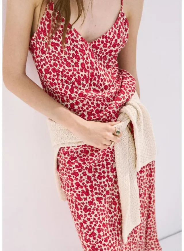 V-Neck Print Dress – صورة 3