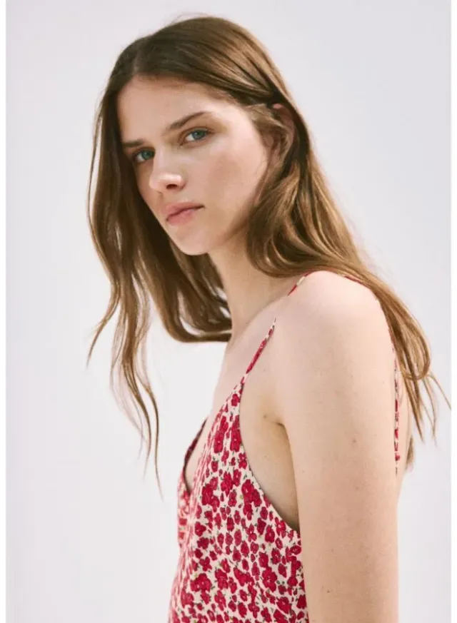V-Neck Print Dress – صورة 4
