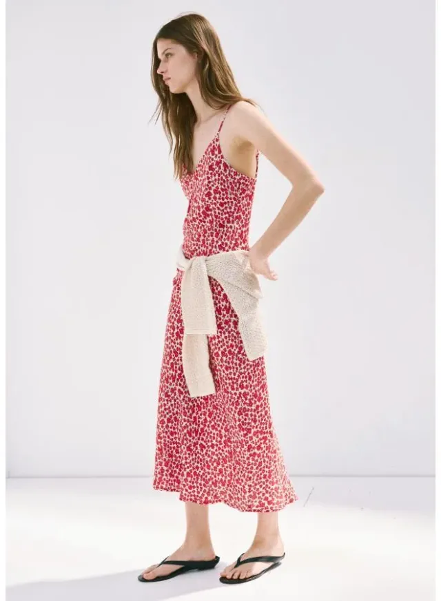 V-Neck Print Dress – صورة 5