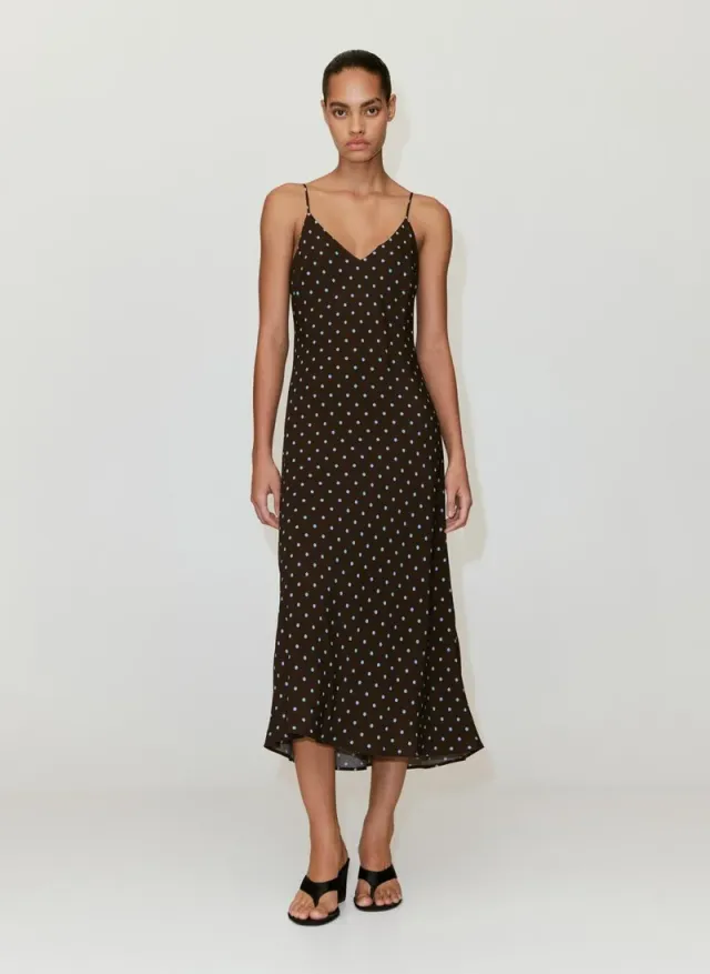 V-Neck Print Dress