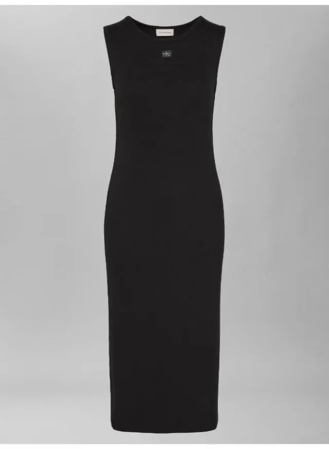 Ribbed Sleeveless Maxi Bodycon Dress – image 6