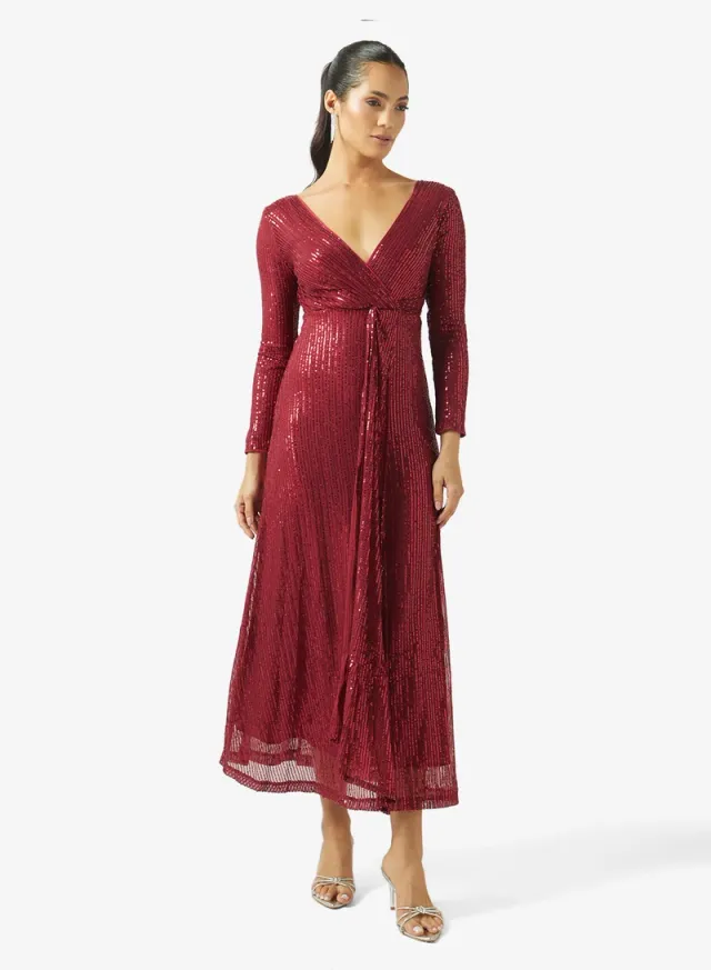 Shimmer A-line Dress