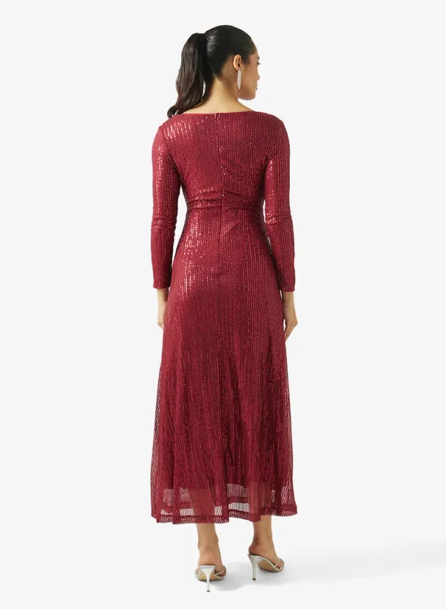 Shimmer A-line Dress – image 2