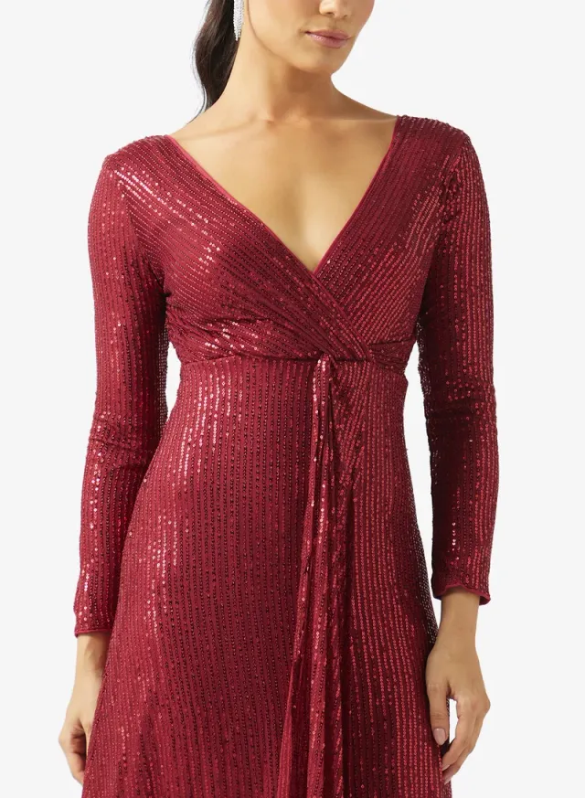 Shimmer A-line Dress – image 3