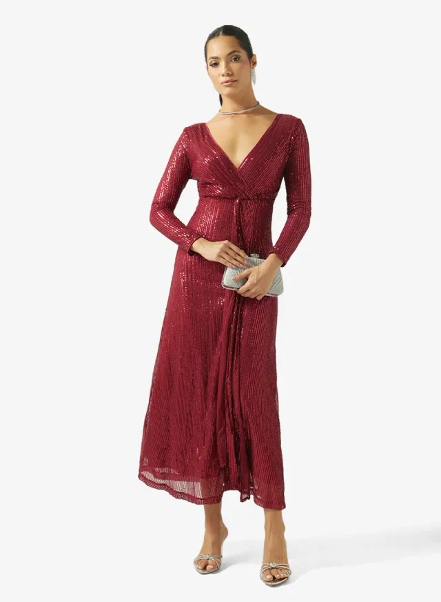 Shimmer A-line Dress – image 4