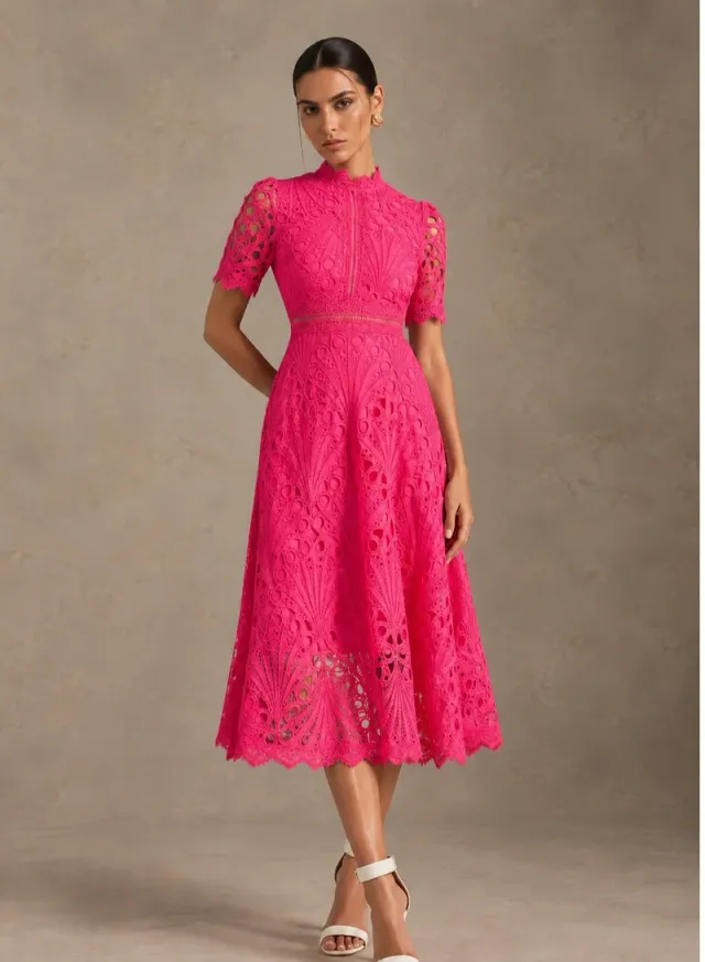 Lace Midi Dress