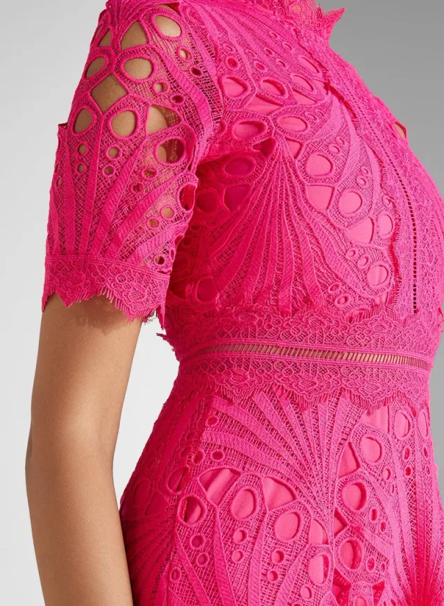 Lace Midi Dress – image 5