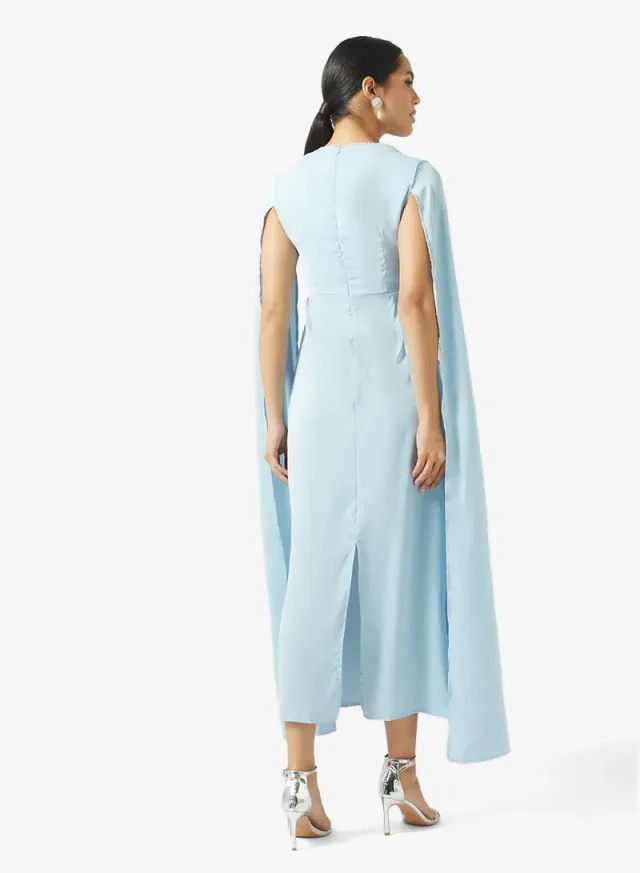 Dress With Exaggerated Sleeves – image 2