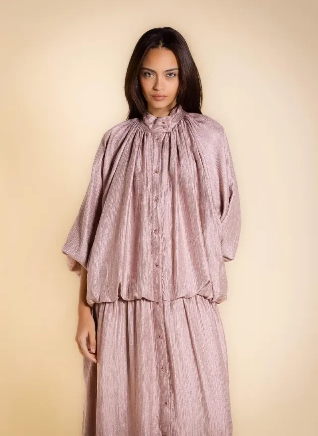 SHINY TEXTURED MAXI DRESS – صورة 2
