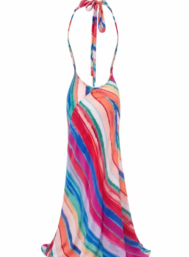 April Plunge Dress Multi – image 4