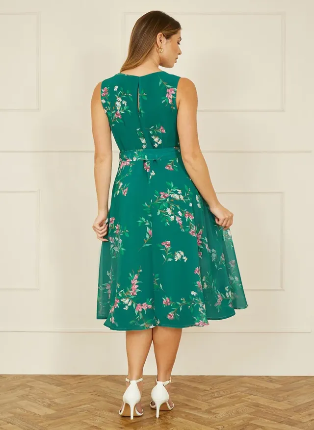 Floral Sleeveless Dress – image 3