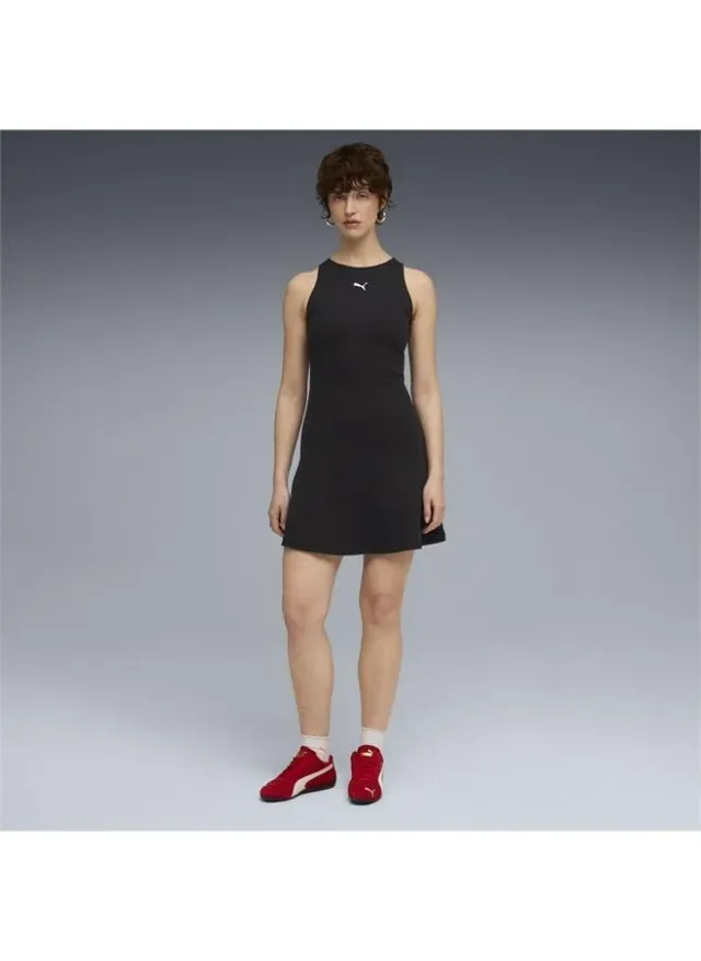 فستان بنمط مضلع للنساء من مجموعة Wardrobe Essentials