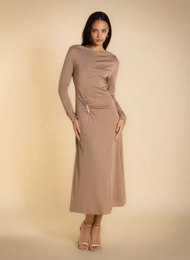 FITTED MIDI DRESS
