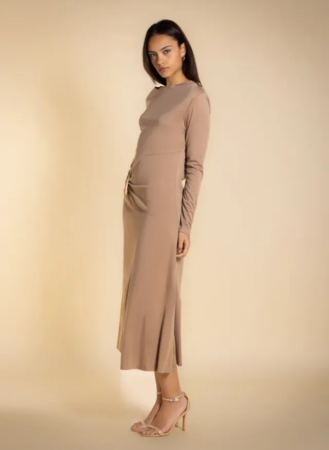 FITTED MIDI DRESS – صورة 3