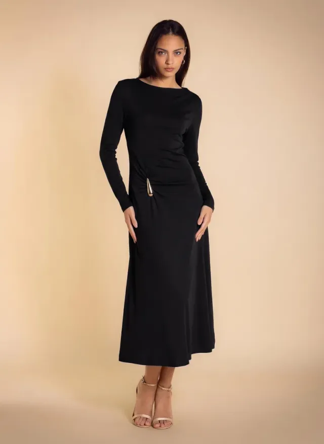 FITTED MIDI DRESS